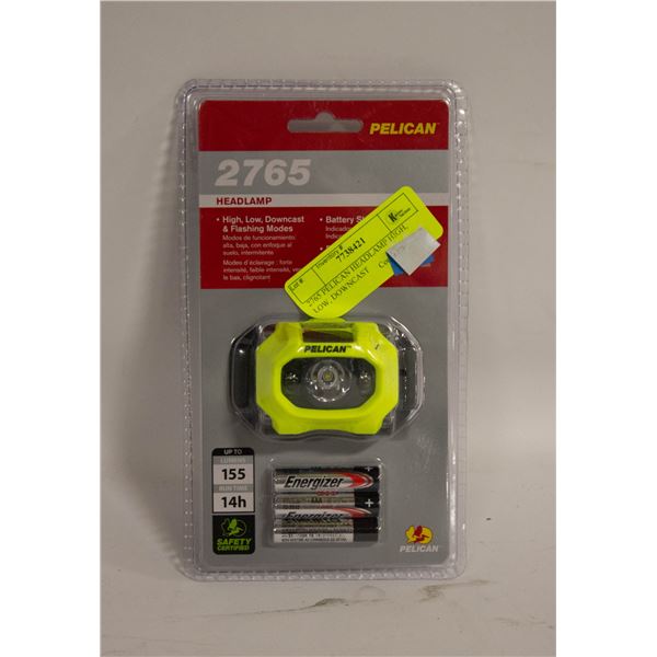 2765 PELICAN HEADLAMP HIGH, LOW, DOWNCAST