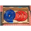 Image 1 : COIL AIR HOSE/COUPLERS x 2