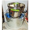 Image 1 : MISC. STAINLESS STEEL PAILS