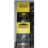 Image 1 : 4 STORAGE CRATES, 2 BLACK AND 2 YELLOW