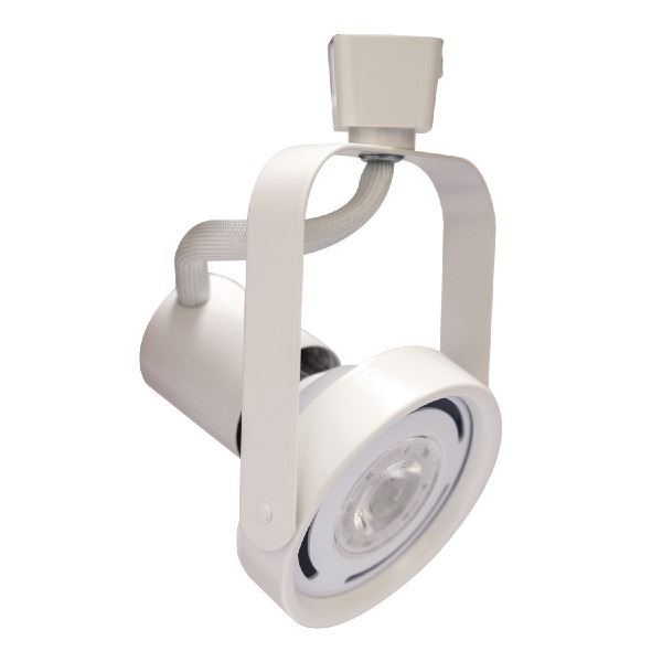 NEW 6 PACK LAZER WHITE GIMBAL RING TRACK LIGHTING