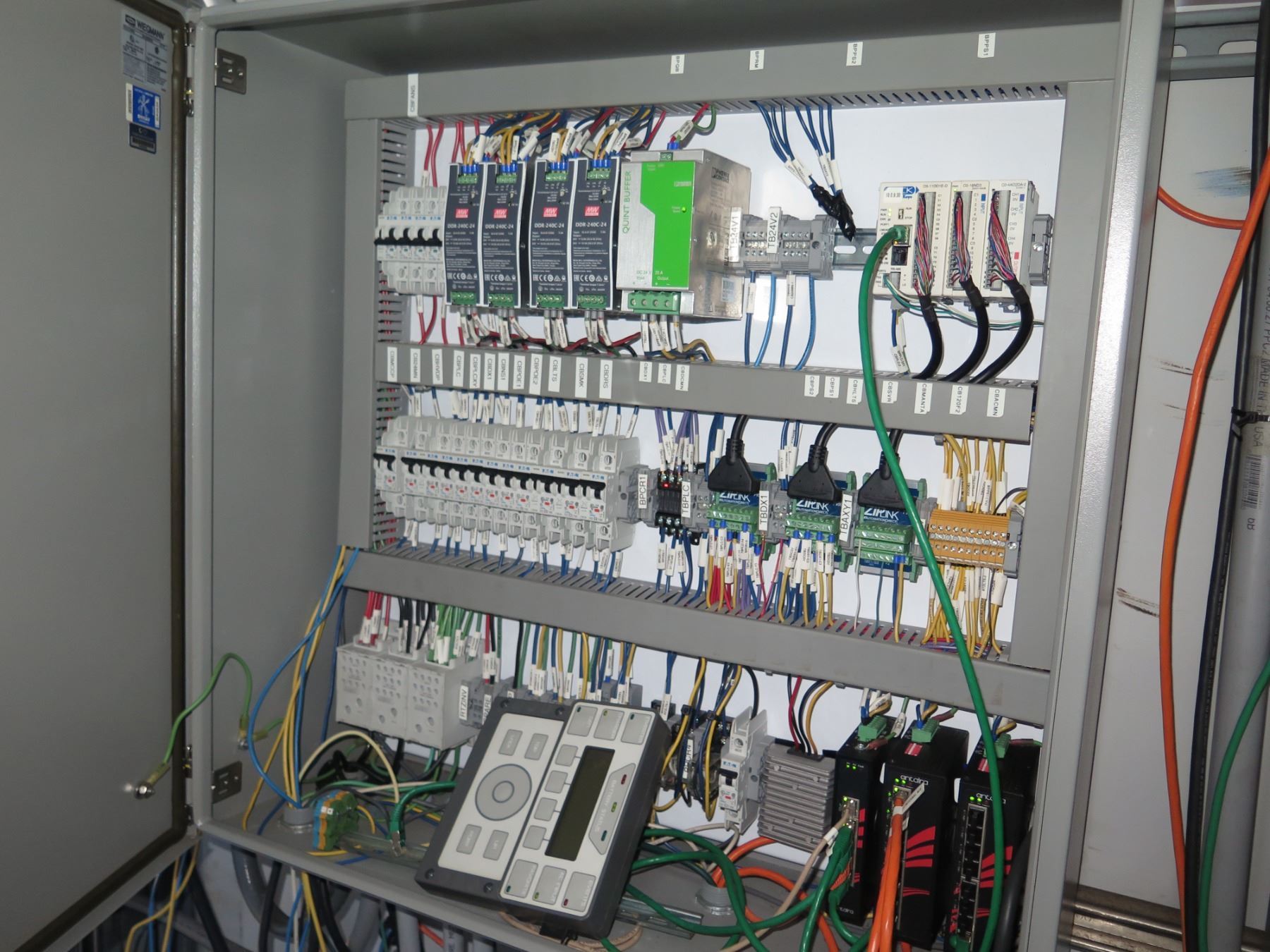 Custom Electrical Distribution Panel Custom Automation Electrical Distribution & Control Panels in Enclosure Box
