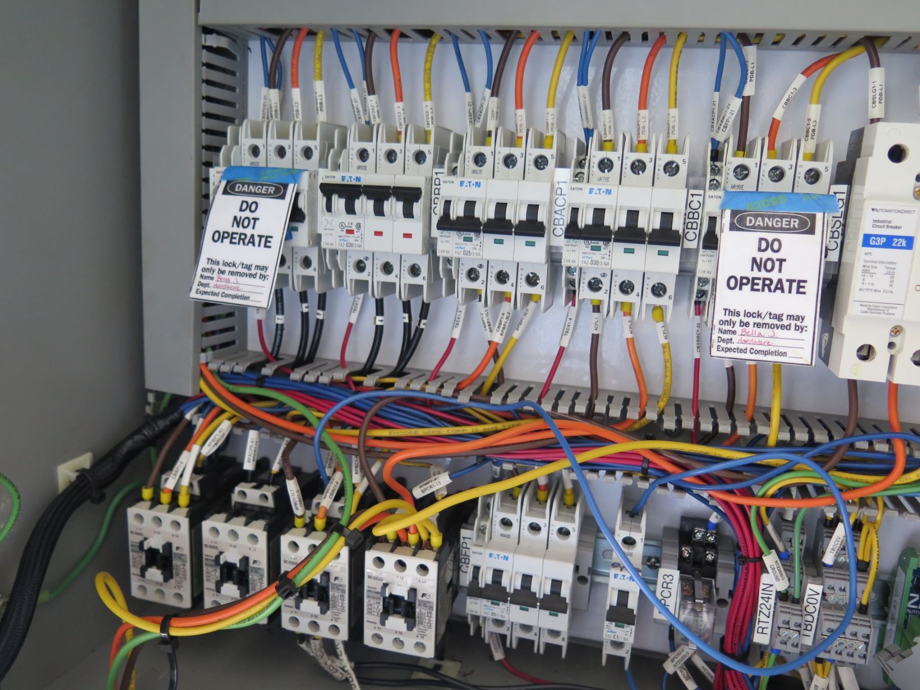 Custom Automation Electrical Distribution & Control Panels in Enclosure Box