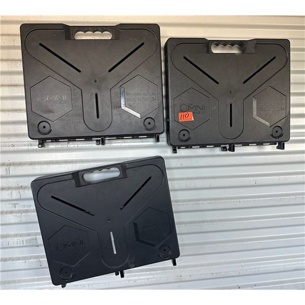 Qty 3 The OmniShelf Magnetic Utility Shelves, Briefcases, or Portable Desks