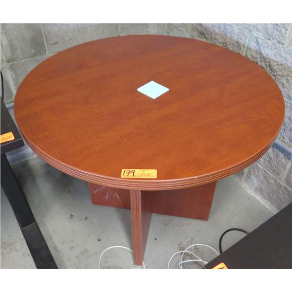 Round Wooden Table 36"dia, 30"H