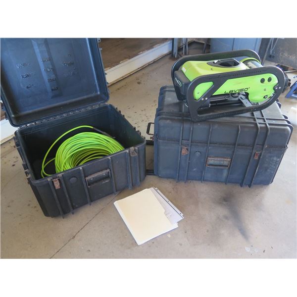 SeaBotix LBV150 ROV System w/ Cable in Hard Cases