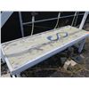 Image 2 : Custom Wooden Fish Filleting Station Table w/ Seawater Washing Rinse Station