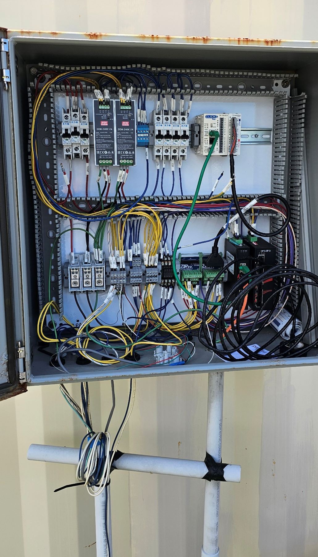 Custom Automation Electrical Distribution & Networking Panel in ...
