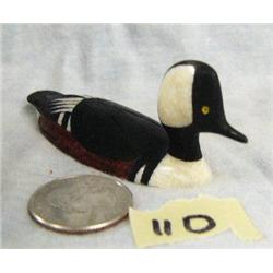 CHOICE on 5 Al Mayac birds: Hooded Merganser- 3-3/4"