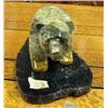 Image 1 : 9-1/2" soapstone bear by Michael Scott