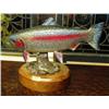 Image 1 : Hand carved wood rainbow trout by Michael Scott 29" long- won first place in numerous world fish car
