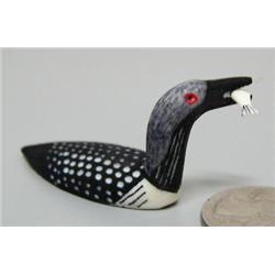 CHOICE on 4 loons with fish in mouth by Charlie Kokuluk