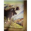 Image 5 : Original oil, framed- 8" x 10"- moose- Harvey Goodale min. bid $400.00 (116)