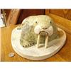 Image 2 : 13" long, 8" high outstanding soapstone walrus by Michael Scott- best soapstone walrus MS has ever d