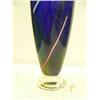 Image 3 : Cobalt blue art glass vase- 18" tall (120)