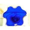 Image 5 : Cobalt blue art glass vase- 18" tall (120)