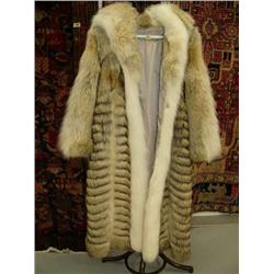 Fur coat - lady's full length approx. size S/M(134)