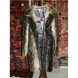 Fur coat seal 3/4 legnth approx. size L (134)