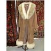 Image 1 : Suede/lamb skin coat with wool trim, size 10 (134)
