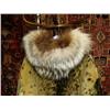 Image 5 : Fur coat Men's XL seal with wolf and wolverine ruff, and hood (134)