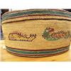 Image 3 : Outstanding 9" NW Coast Makah circa 1900 woven grass basket with top retail value $2,200.00 Slight d