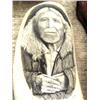 Image 2 : Whale tooth scrimshawed by HSK- old man, detail is phenominal- retail value about $3,000- 6-1/2" (3)