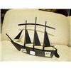 Image 1 : 3 masted baleen sailing ship 12" long by Allen Roulickohon from St. Lawrence Island- retail value of
