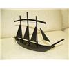 Image 3 : 3 masted baleen sailing ship 12" long by Allen Roulickohon from St. Lawrence Island- retail value of