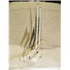 Image 4 : 10.5" baleen and ivory sailing ship by Al Kaloka min. bid $700.00 (74)