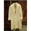 Image 1 : Fur coat- white Russian rabbit approx. size S/M 3/4 legnth with tie waist (134)