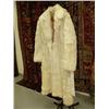 Image 2 : Fur coat- white Russian rabbit approx. size S/M 3/4 legnth with tie waist (134)