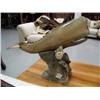 Image 3 : Whale bone sperm whale made by Michael Scott- 18" long, 14" tall (2)