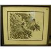 Image 1 : Printer's Proof edition of 100 called "Spruce Rooster" by R. T. Wallen double-matted and framed (3)