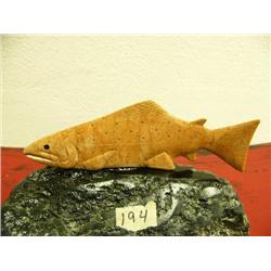 Soapstone salmon