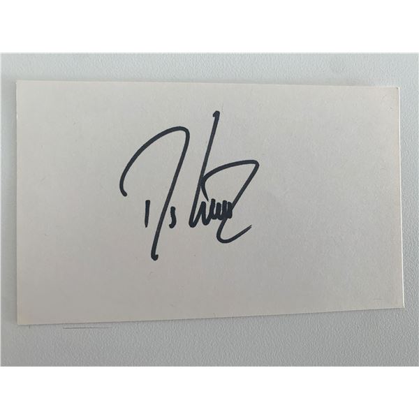 Davis Love III original signature