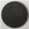 Image 1 : Canadian Large Cent 1881 VF+
