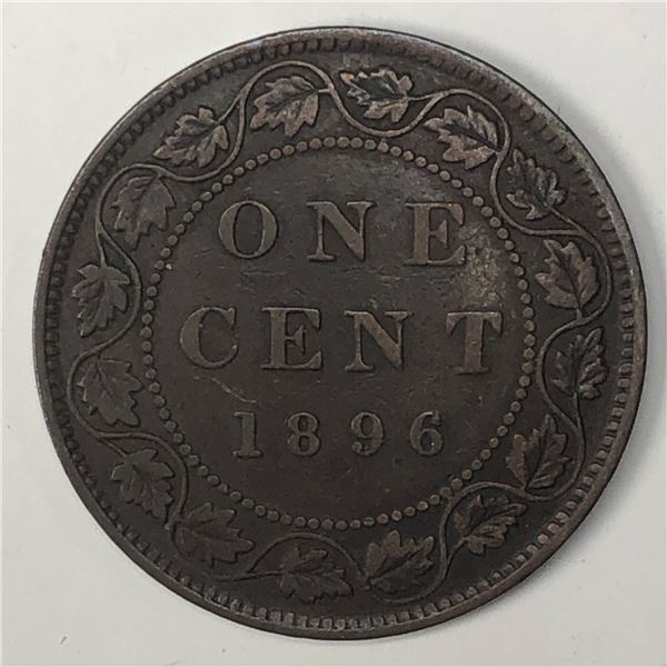 Canadian Large Cent 1896 VF