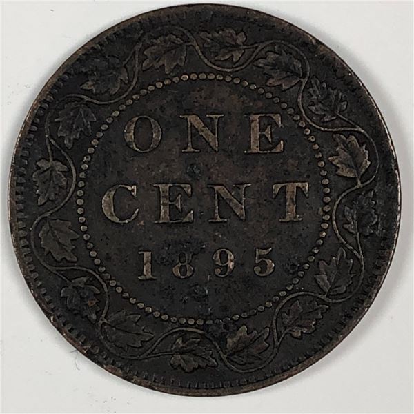 Canadian Large Cent 1895 EF+