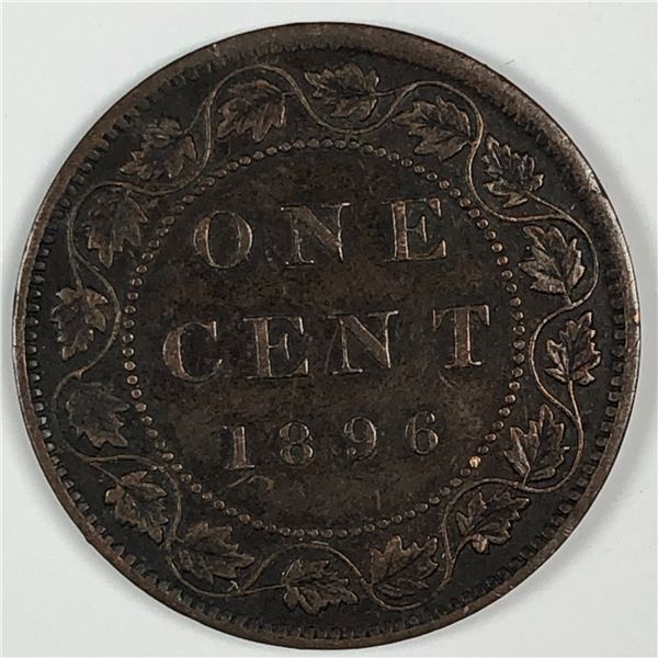 Canadian Large Cent 1896 EF