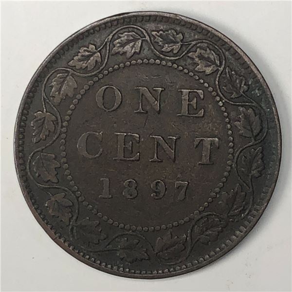 Canadian Large Cent 1897 VF