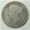 Image 2 : Canadian .10 Cent Dime 1886 Small Date