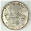 Image 1 : 1962 Queen Elizabeth II Canadian Silver Dollar UNC