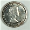 Image 2 : 1962 Queen Elizabeth II Canadian Silver Dollar UNC