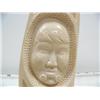 Image 4 : Mastodon relief carving 4-3/4" long with fabulous detail- whale's tail, man's face, kayaker by Richa