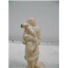 Image 4 : 4-3/4" fossilized walrus ivory man with baby on his back by Vaughn Walunga (114)