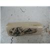 Image 2 : 4-1/2" scrimshawed mammoth ivory flying owl by Homer Cole (114)