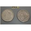 Image 1 : 2 silver dollars (2)