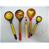 Image 1 : Group of 5 Russian spoons and stirring stick (2)