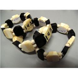 Quantity 3  Baleen and White Ivory Bracelet 474F