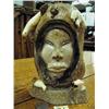 Image 2 : 8" whale bone spirit mask with ivory seal, whale, bear by Aningayou (2)